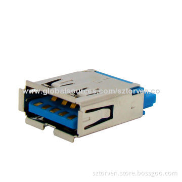 USB3.0 Connector, Female Solder Type